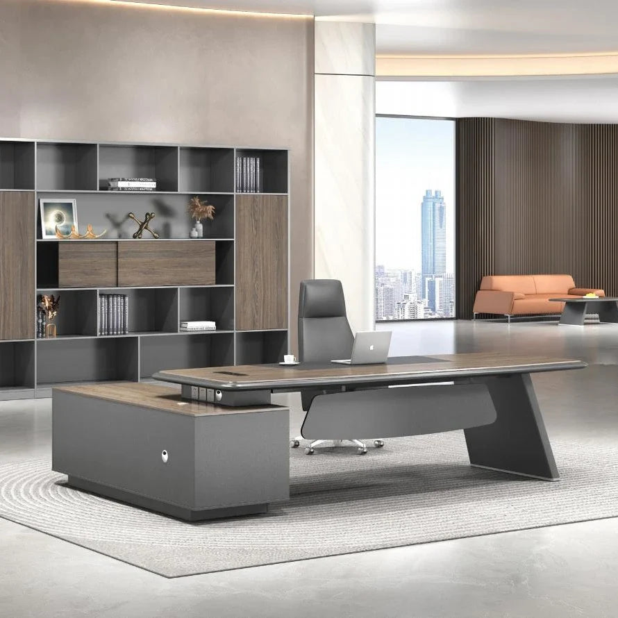 Corely · Modern L-Shaped Executive Desk