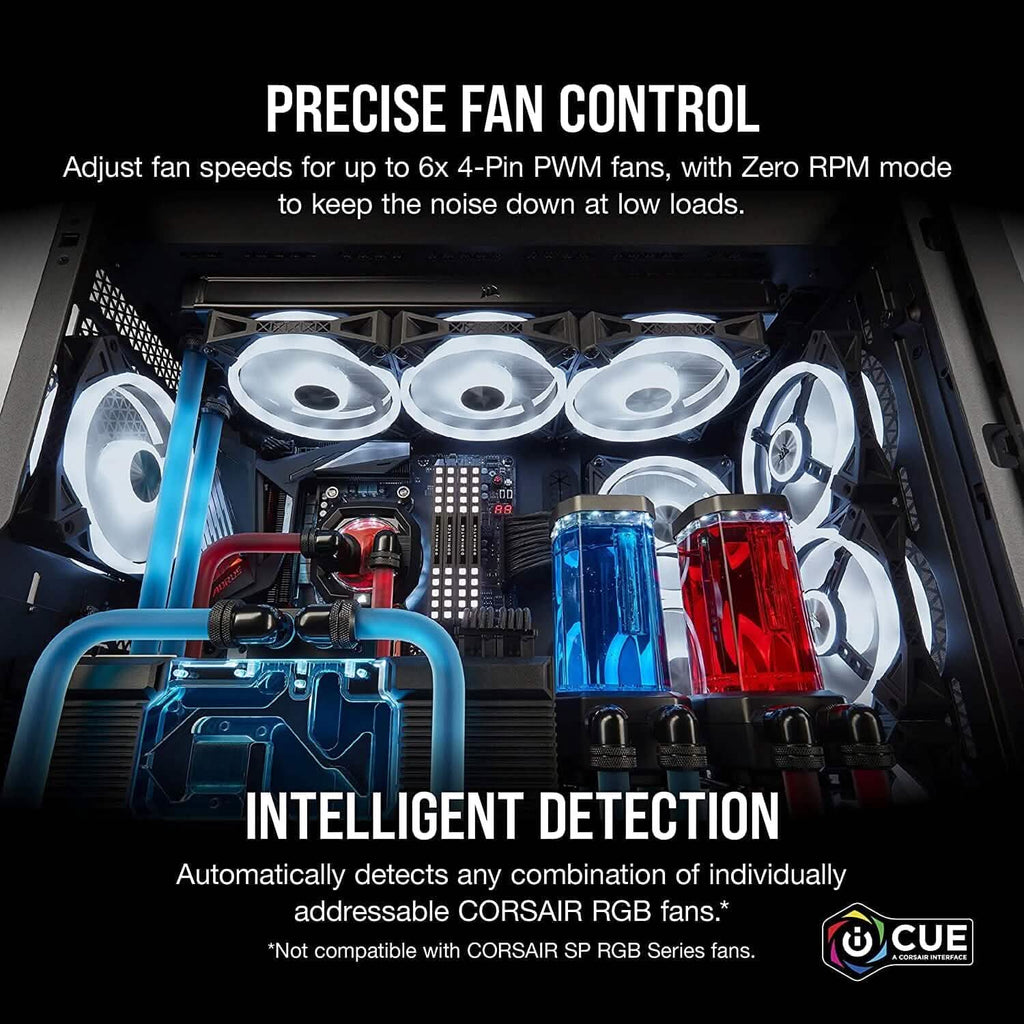 コルセア iCUE COMMANDER CORE XT デジタルファンスピード＆RGBライティングコントローラー（リファービッシュ品）