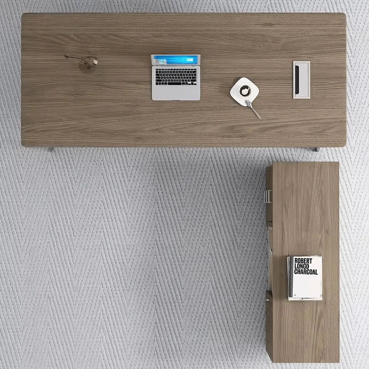 Tawn · Office Desk w/ Mobile Storage