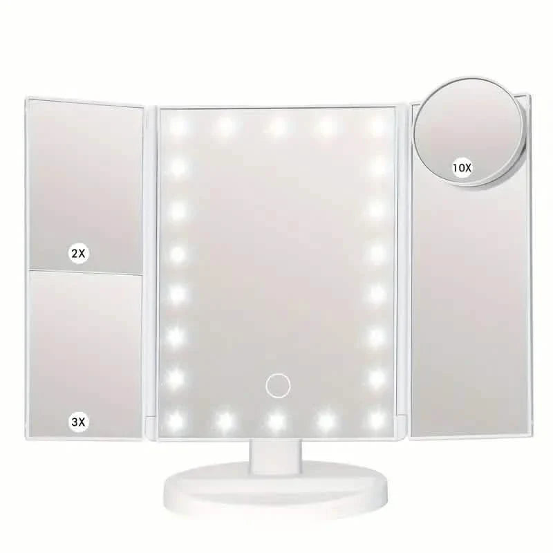 Cosmetic Mirror with Lights and 10X Magnification
