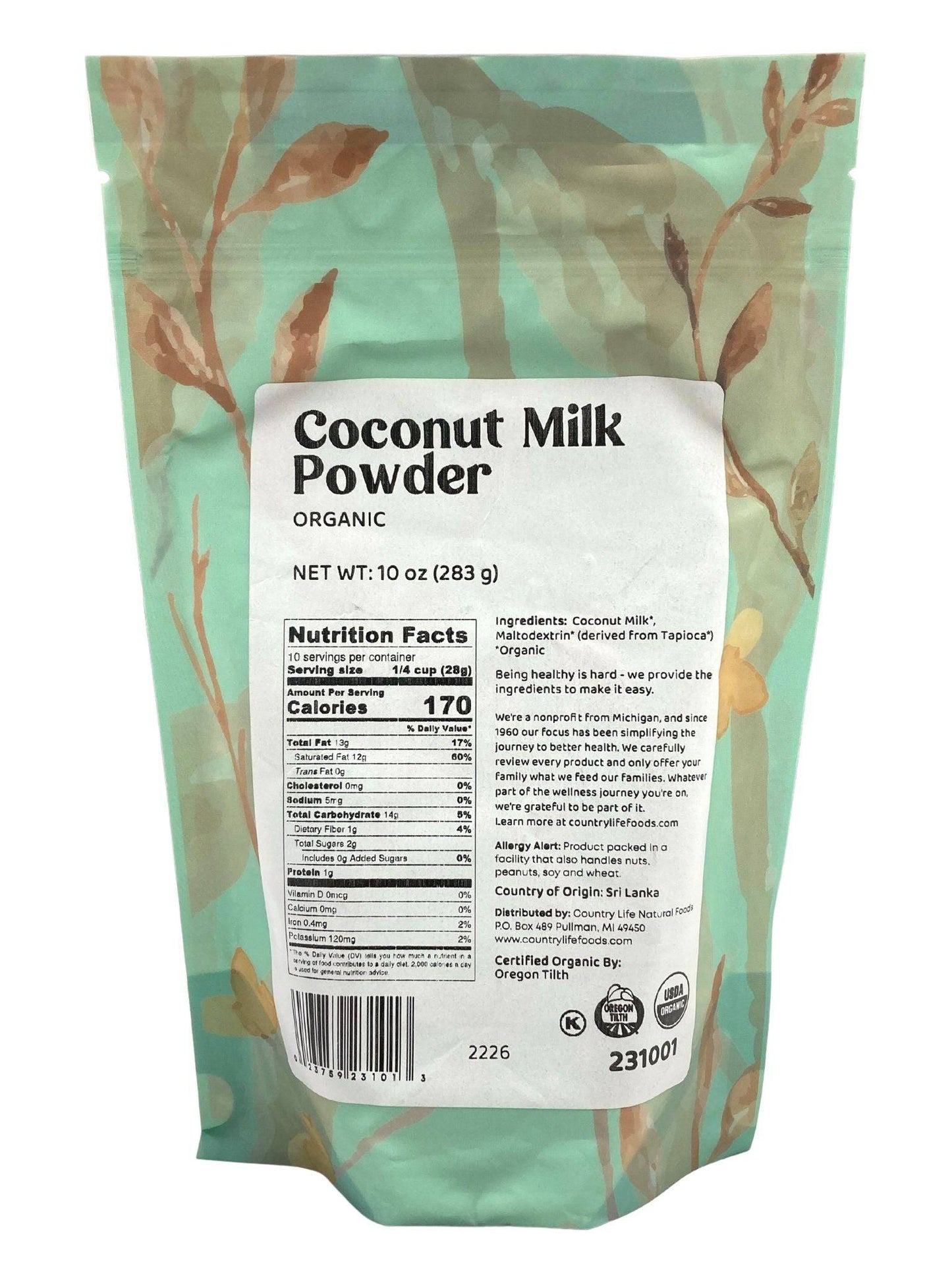 coconut milk powder organic