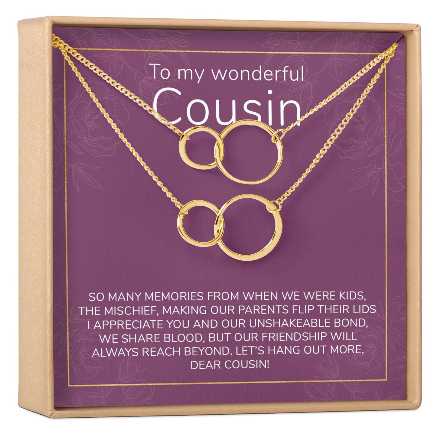 Cousins Necklace, Multiple Styles