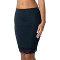 Jupon gainant mi-long effet ventre plat avec dentelle pour femme Cover Girl Shapewear Paris