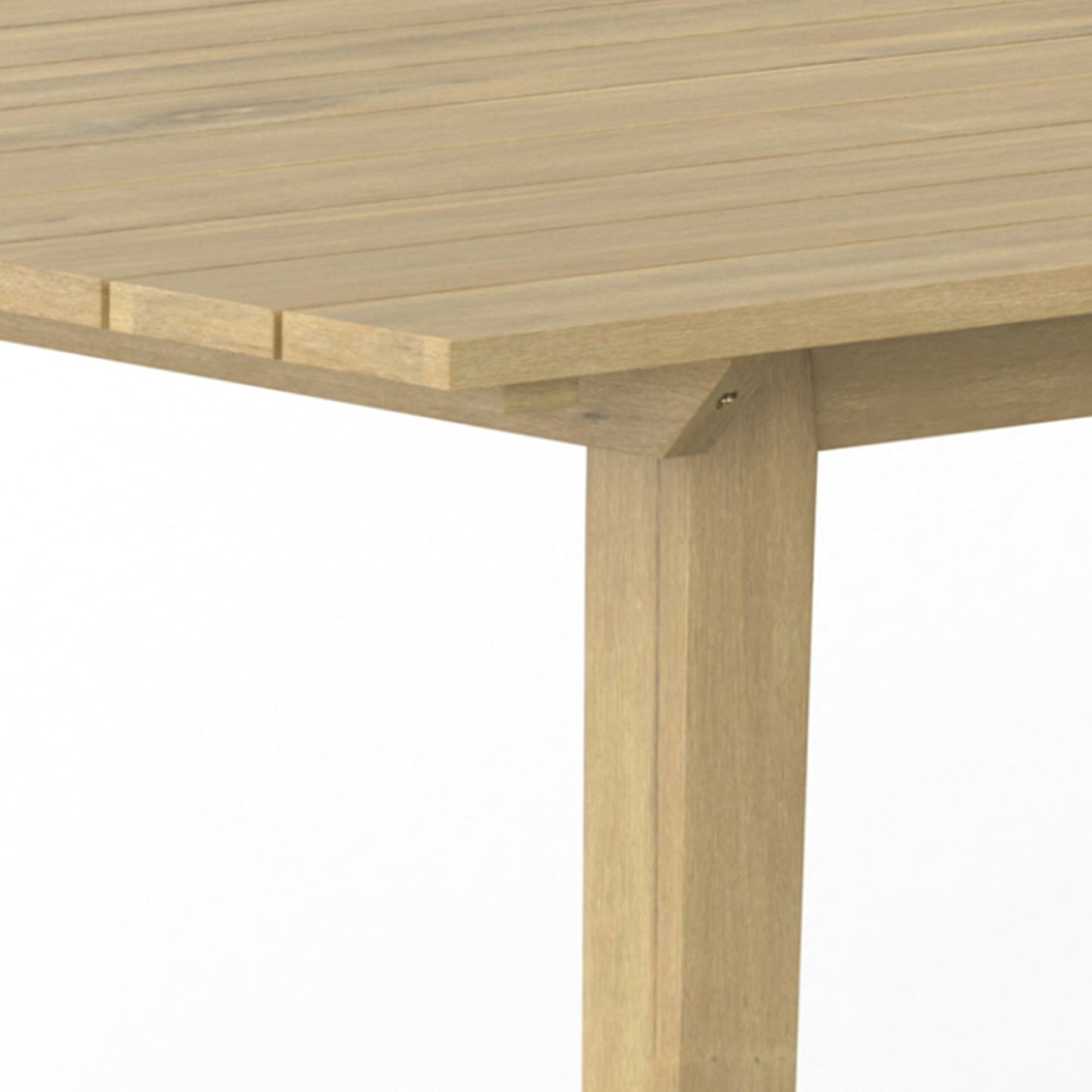 Kona Outdoor Dining Table - Light Teak