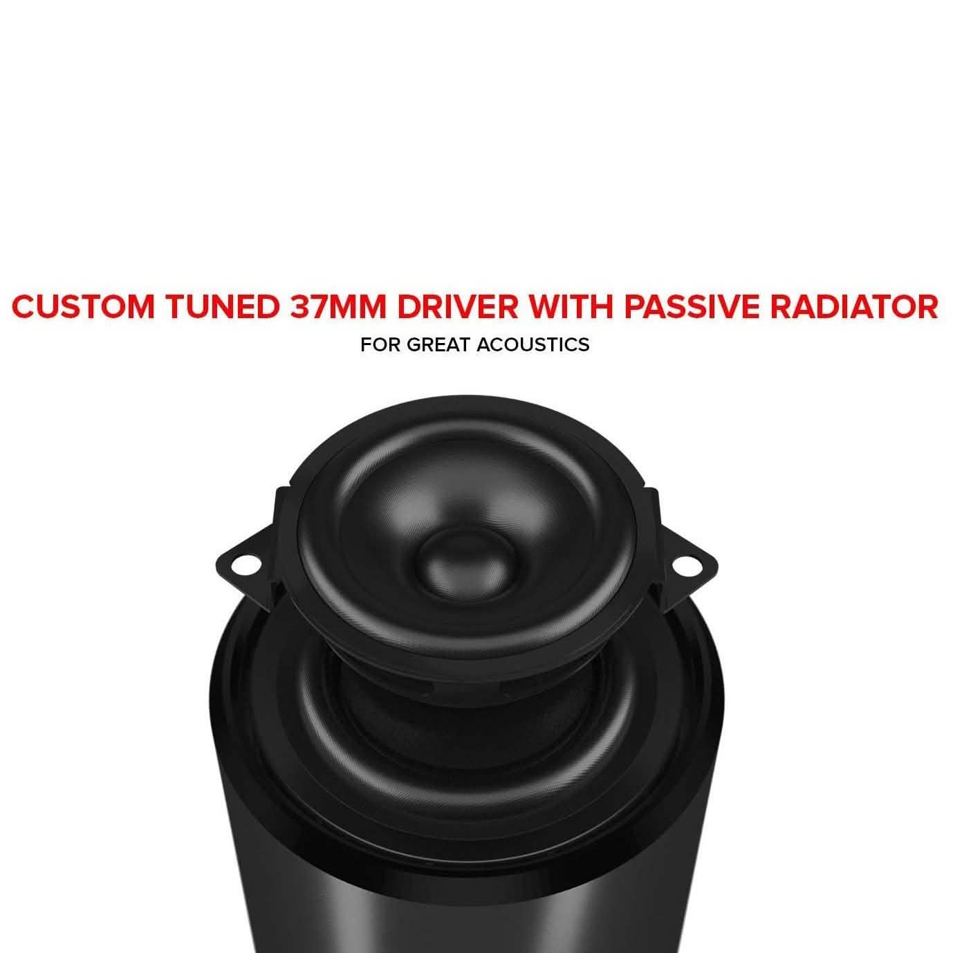 Creative Metallix Portable Mini Speaker - Black (Refurbished)