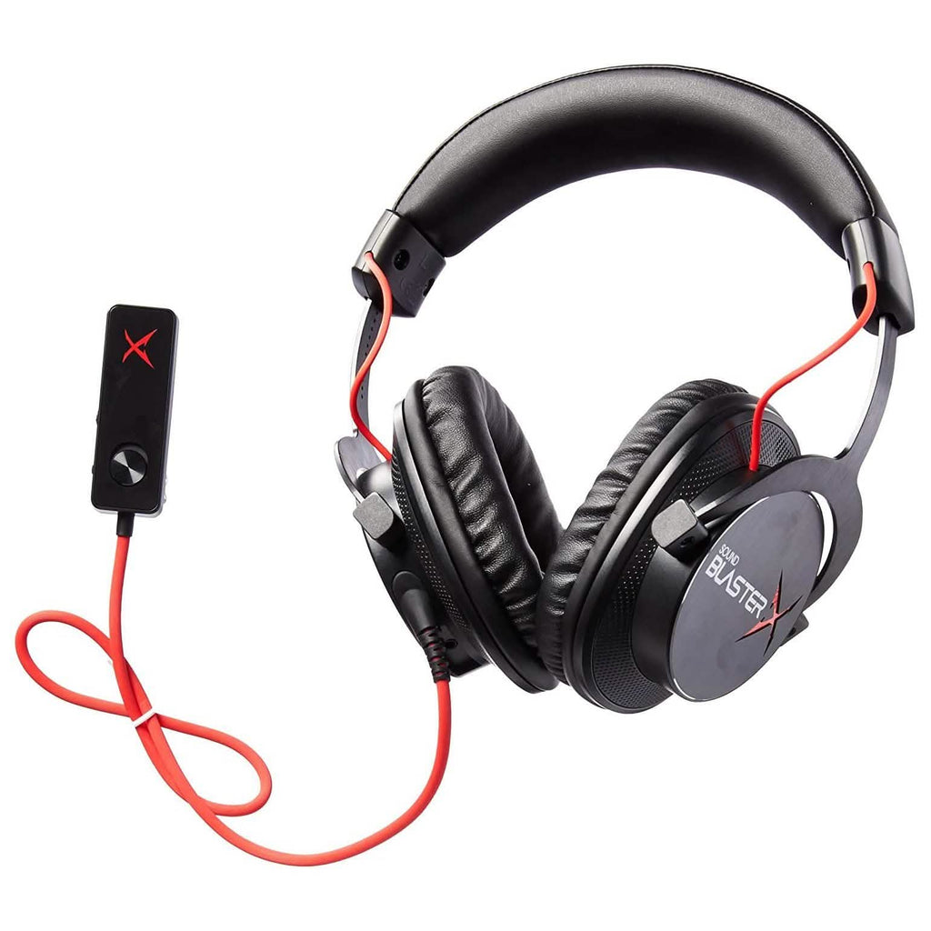 クリエイティブサウンドブラスターX H7トーナメントエディション7.1ゲーミングヘッドセット - ブラック（リファービッシュ品）