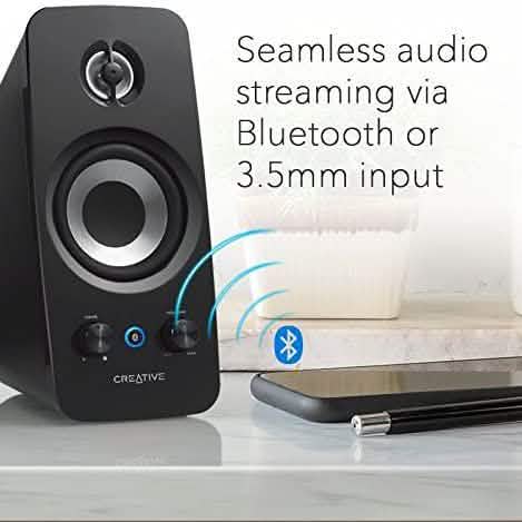 Creative T15 ワイヤレスBluetooth 2.0コンピュータースピーカーシステム