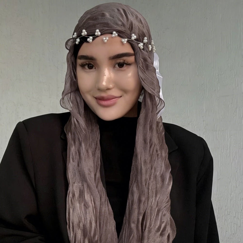 Crinkle Shimmer Hijab(MH228)
