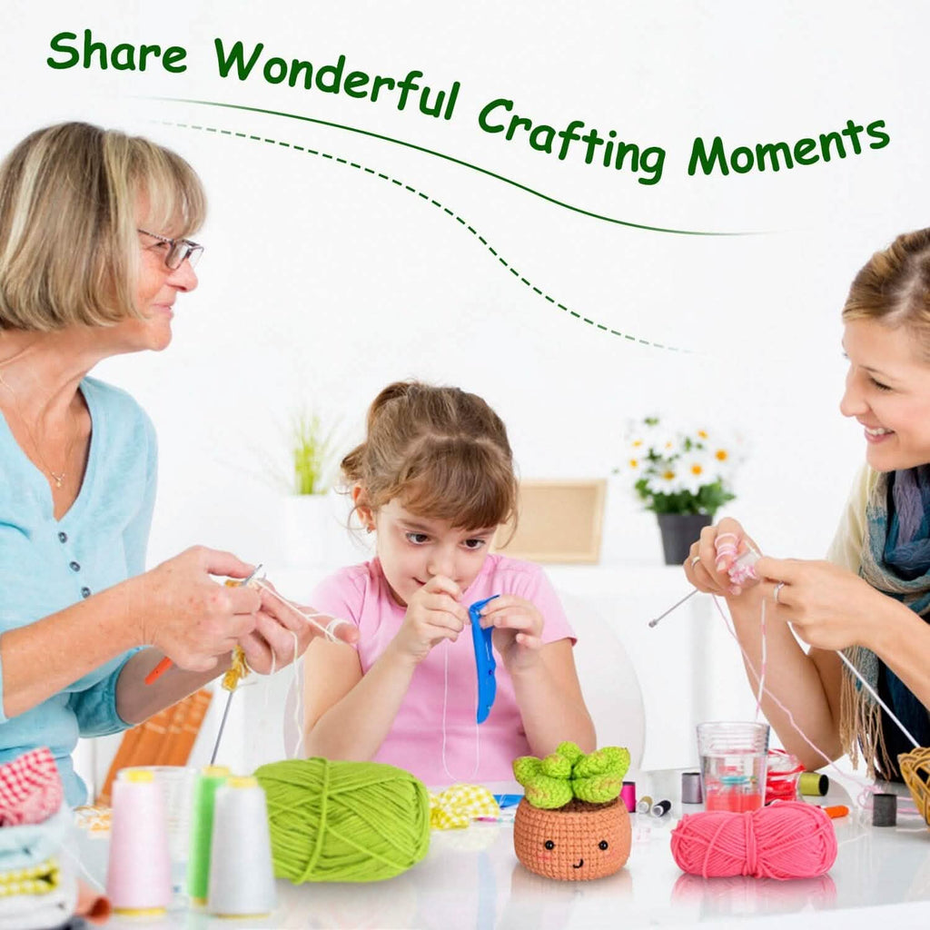 Crochet Kit for Beginners DIY Knitting Supplies