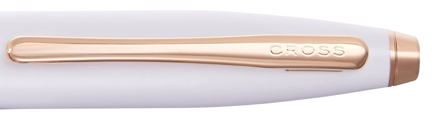 Calais™ Pearlescent White Lacquer Ballpoint Pen