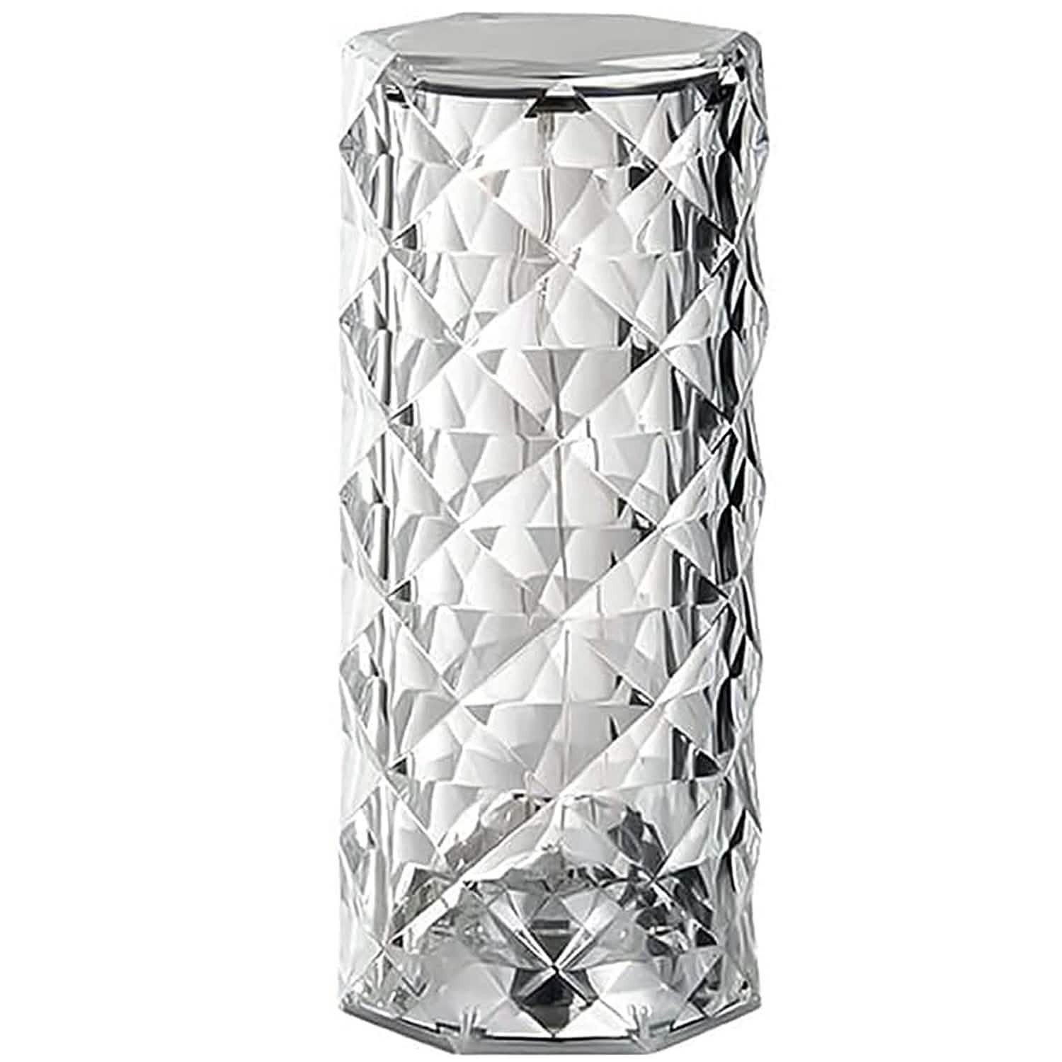 Crystal Diamond Rose Table Lamp
