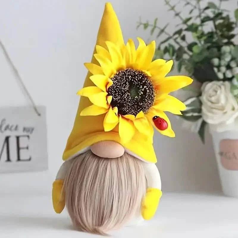 かわいいひまわり蜂の人形オーナメント