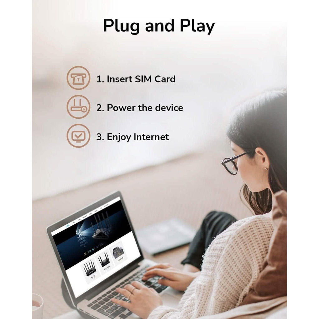 Routeur WiFi 4G LTE Cat 12 Cudy (Reconditionné)