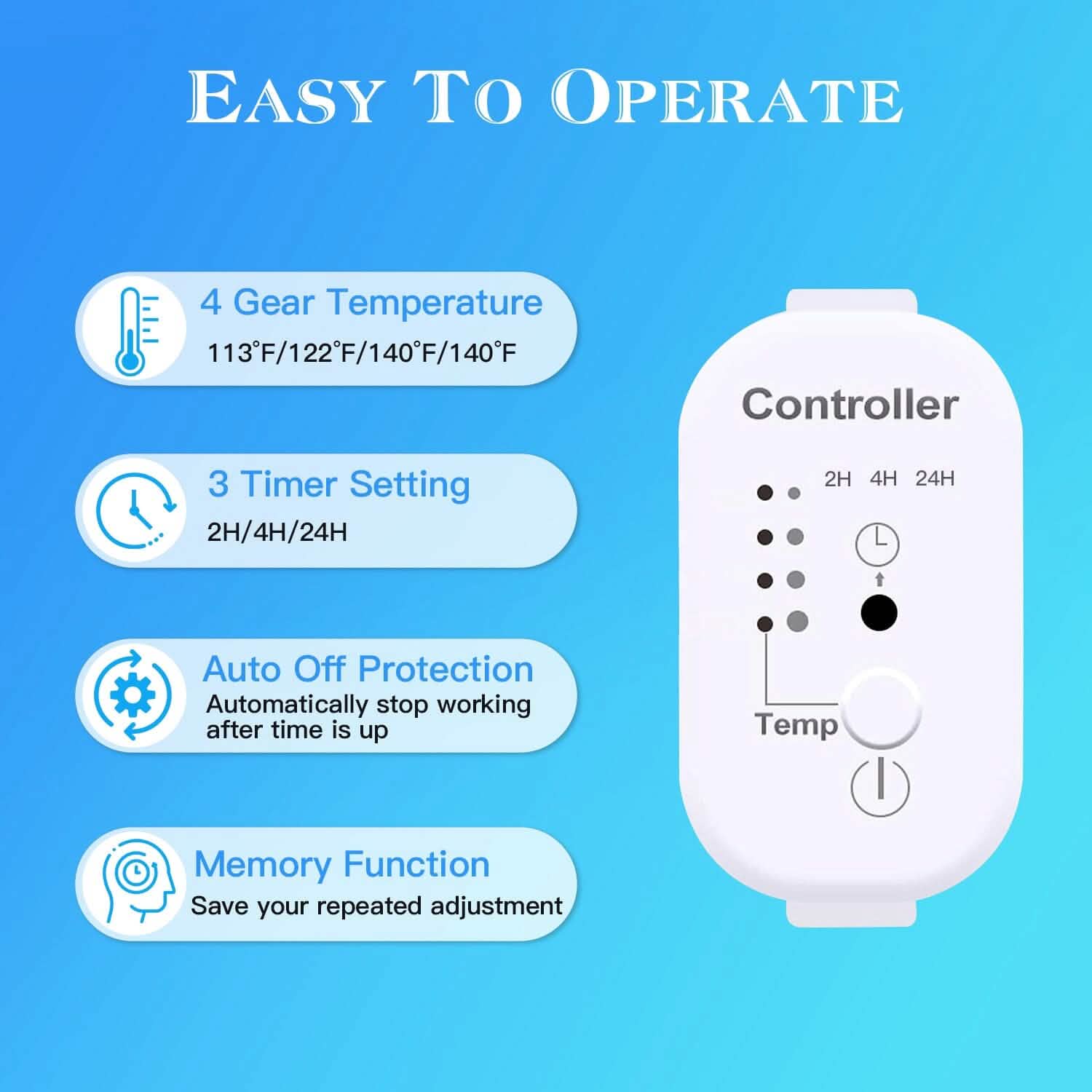 Curing  Machine Silicone Resin Heating Mat with Smart Timer