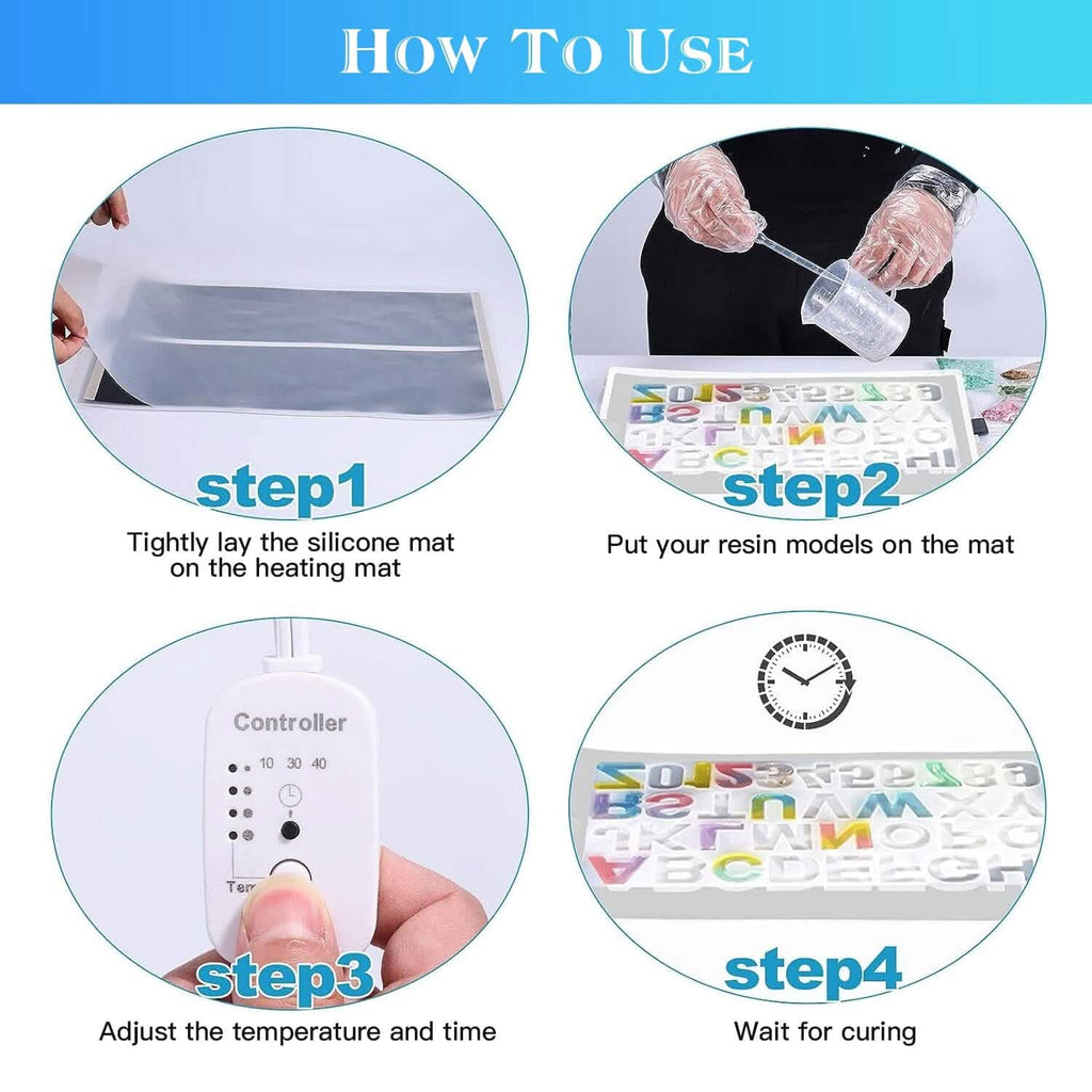 Curing  Machine Silicone Resin Heating Mat with Smart Timer
