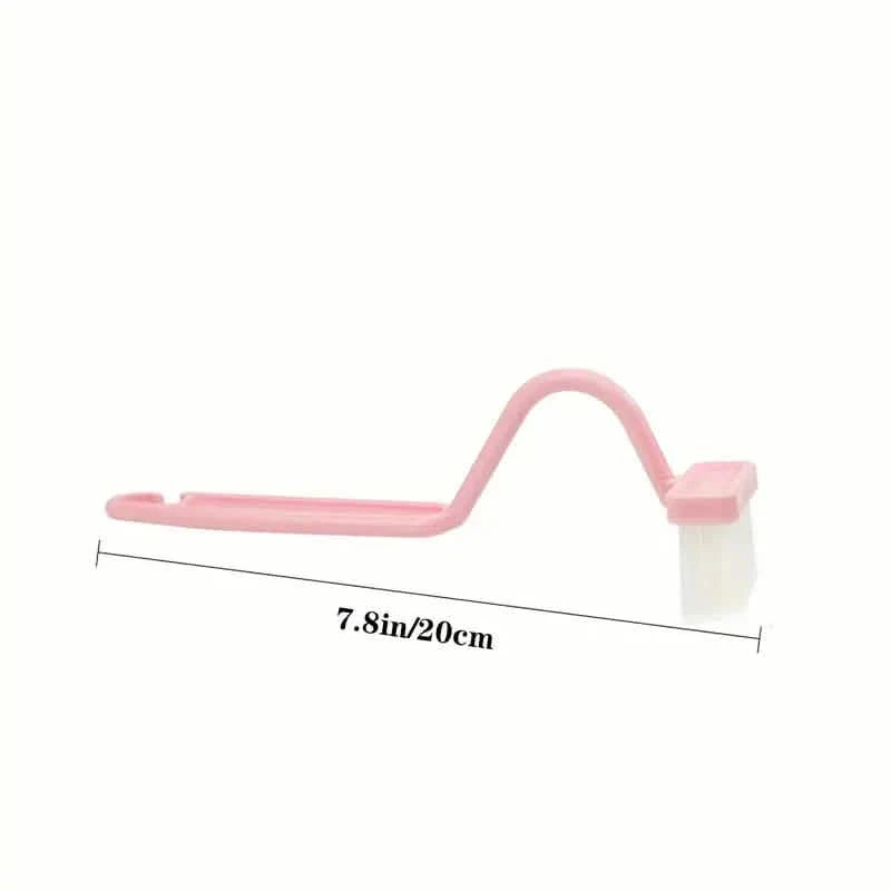 Curved Handle Function Cleaning Toilet Gap Brush