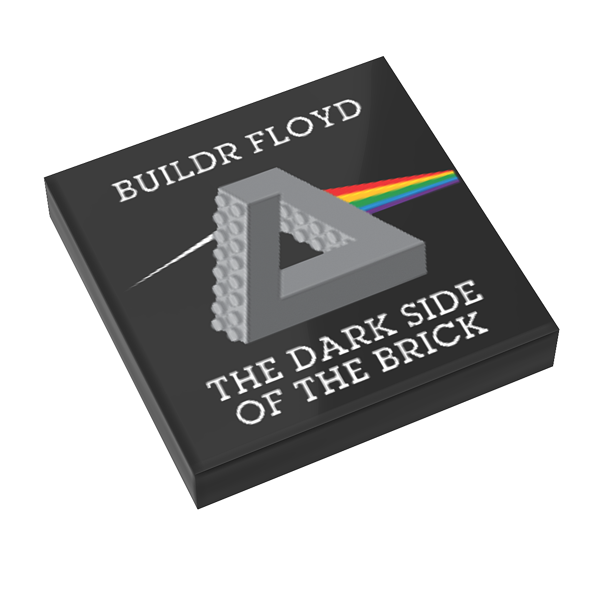 Buildr Floyd, Dark Side of the Brick - B3 Customs Cover d'album de musique (tuile 2x2)