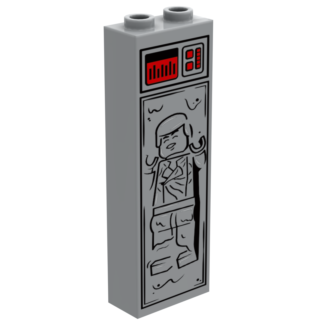Smuggler in Carbonite (1x2x5 Brick)
