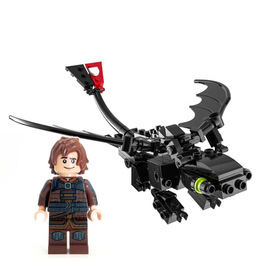 Dragon Nocturne - MOC personnalisé fait à partir de pièces LEGO