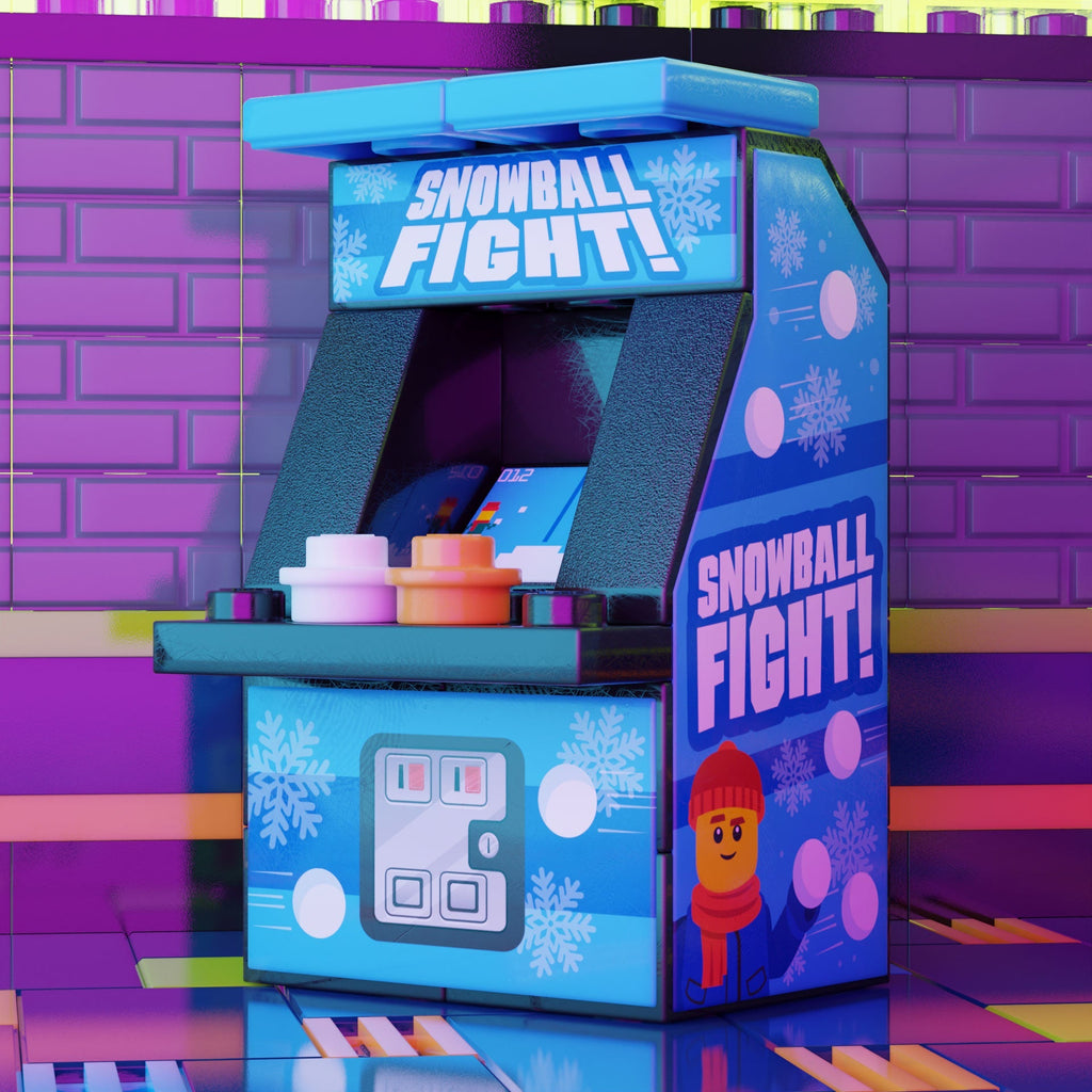 Snowball Fight Classic Arcade Machine