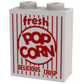 Boîte de Popcorn Frais pour Minifigs - Créations B3 utilisant des pièces LEGO