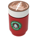 Somanybucks Christmas Coffee Cup w/ Christmas Tree Foam