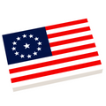 Drapeau du 3e régiment du Maryland, Cowpens, États-Unis (tuile 2x3)