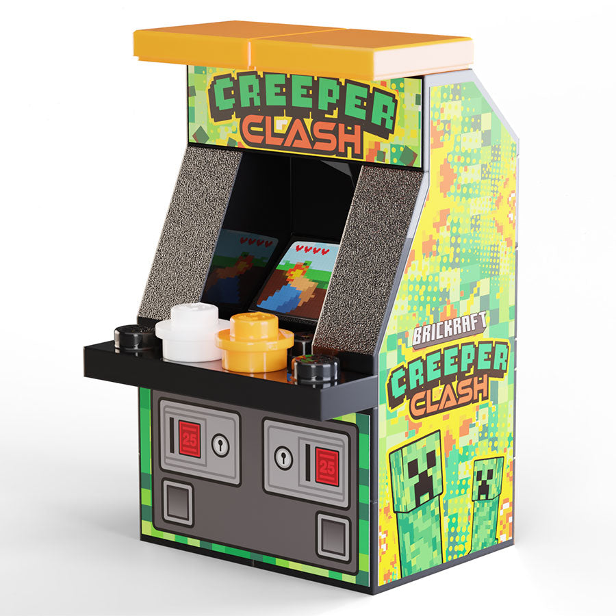 Brickcraft : La machine d'arcade classique Creeper Clash