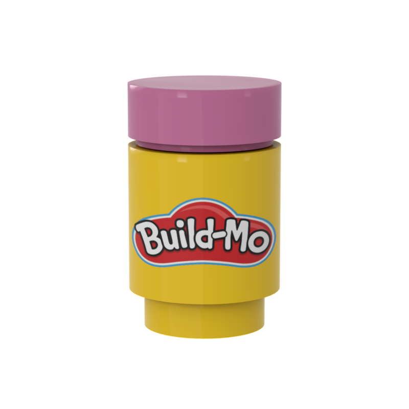Build-Mo Kids Clay Can for Minifigs