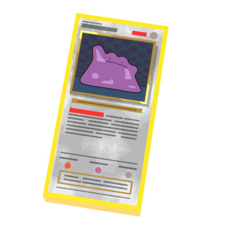 Goo Buddy - Carte Pocketball (tuile 1x2) pour Minifigs