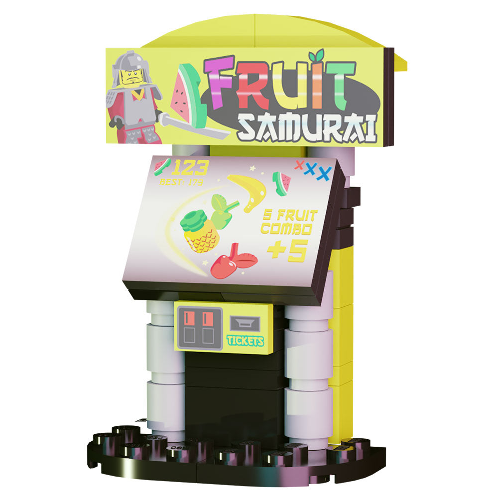 Kit de construction d'arcade Fruit Samurai fabriqué avec des pièces LEGO - B3 Customs