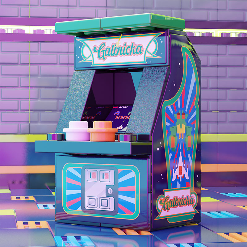 Borne d'arcade classique Galbricka