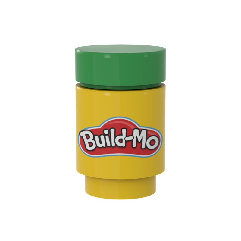 Build-Mo Kids Clay Can for Minifigs