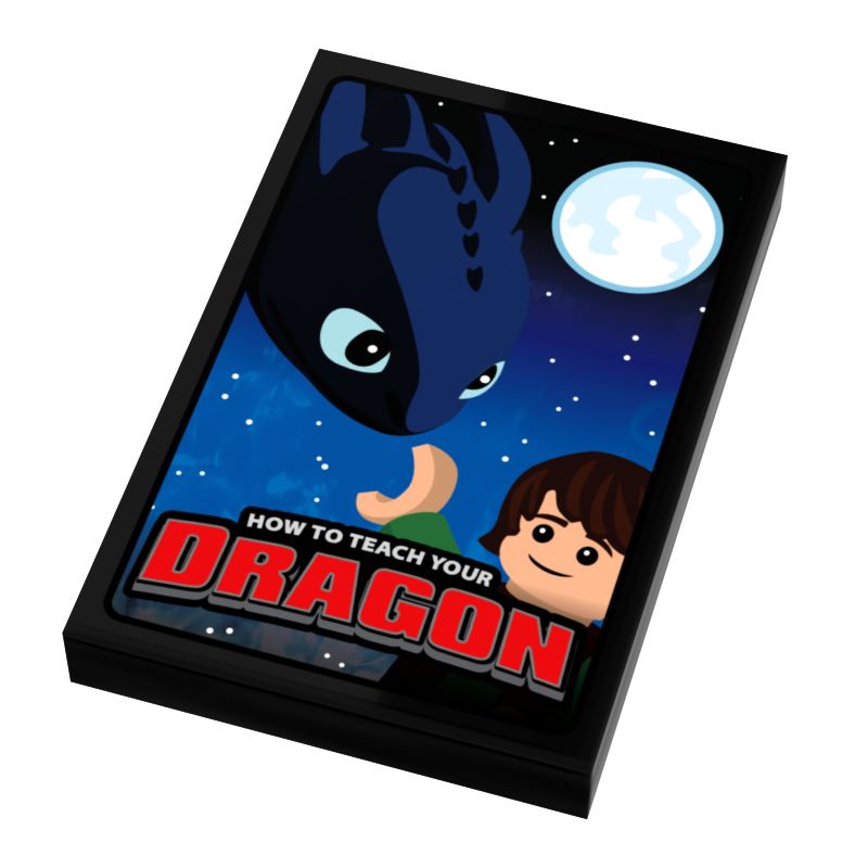 Comment fabriquer une couverture de film Dragon (2x3 tuiles) en pièces LEGO - B3 Customs