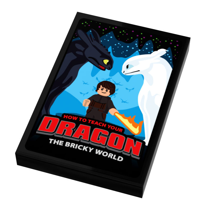 Comment éduquer votre dragon III : Le Monde de briques - Affiche du film (tuile 2x3) - B3 Customs