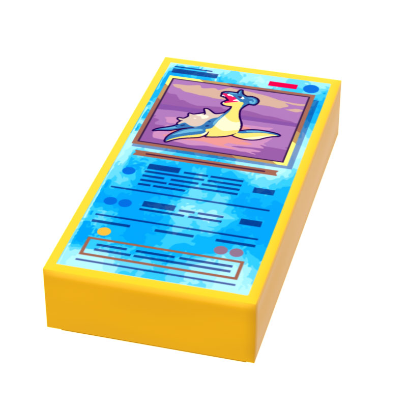 Gentle Sea Cruiser - Pocketball Card (1x2 Tile) for Minifigs
