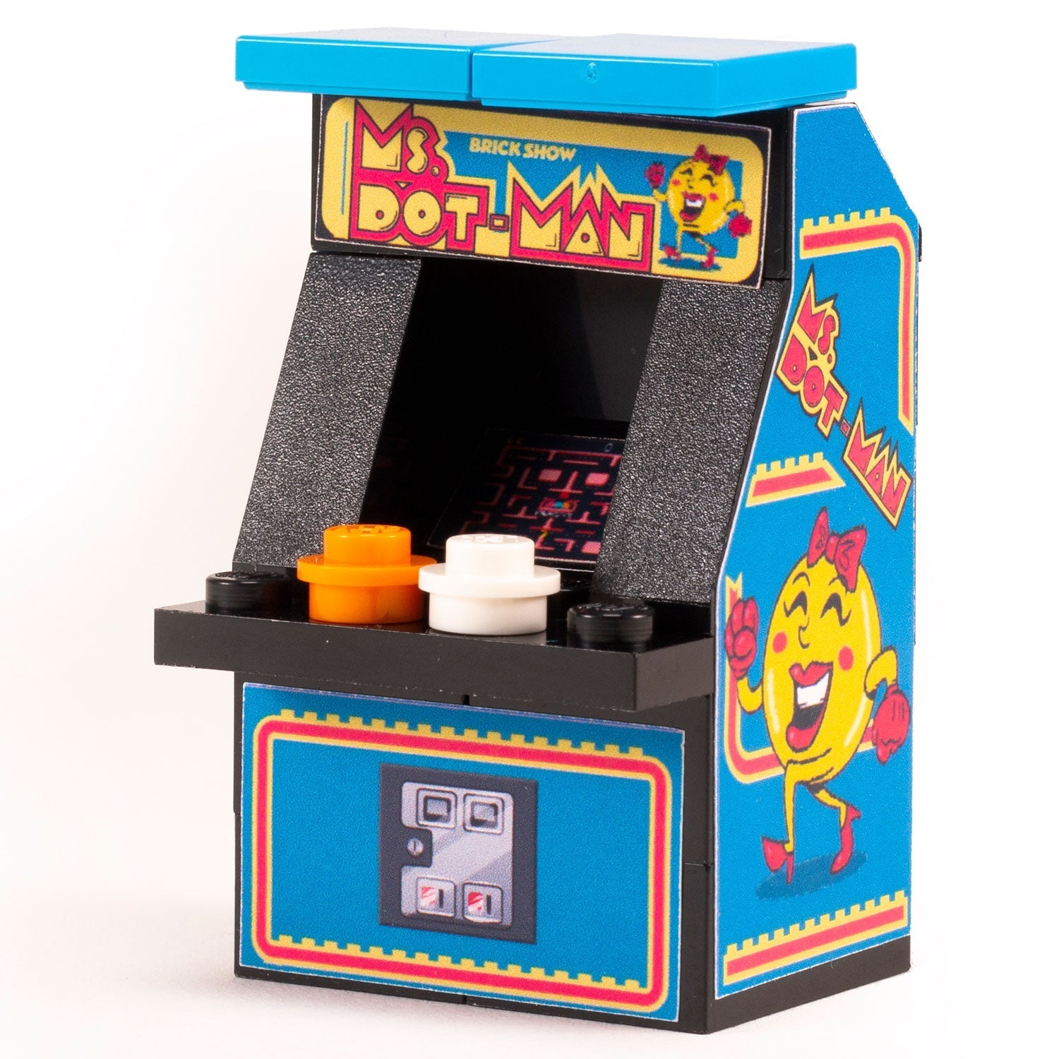 Ms. Dot-Man Classic Arcade Machine