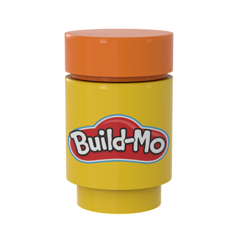 Build-Mo Kids Clay Can for Minifigs