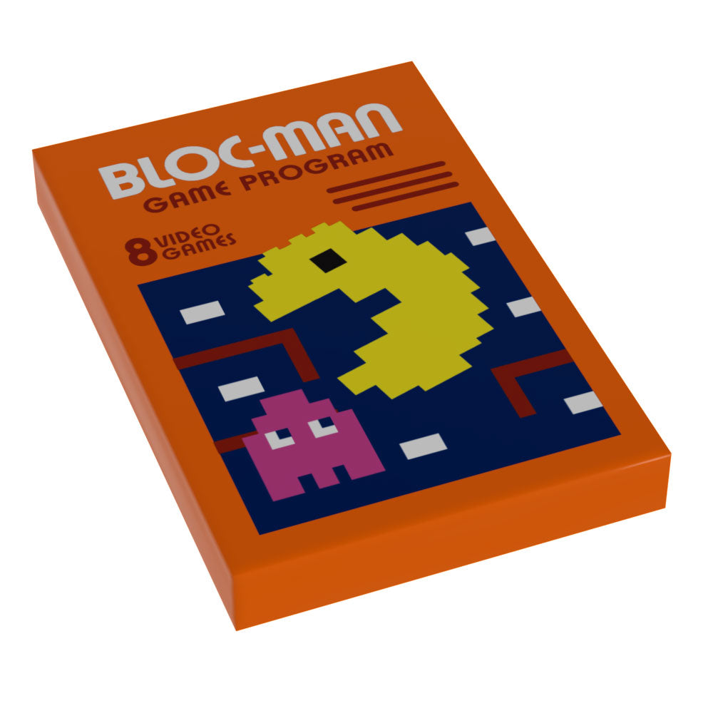 Bloc-Man Video Game Cover (2x3 Tile)