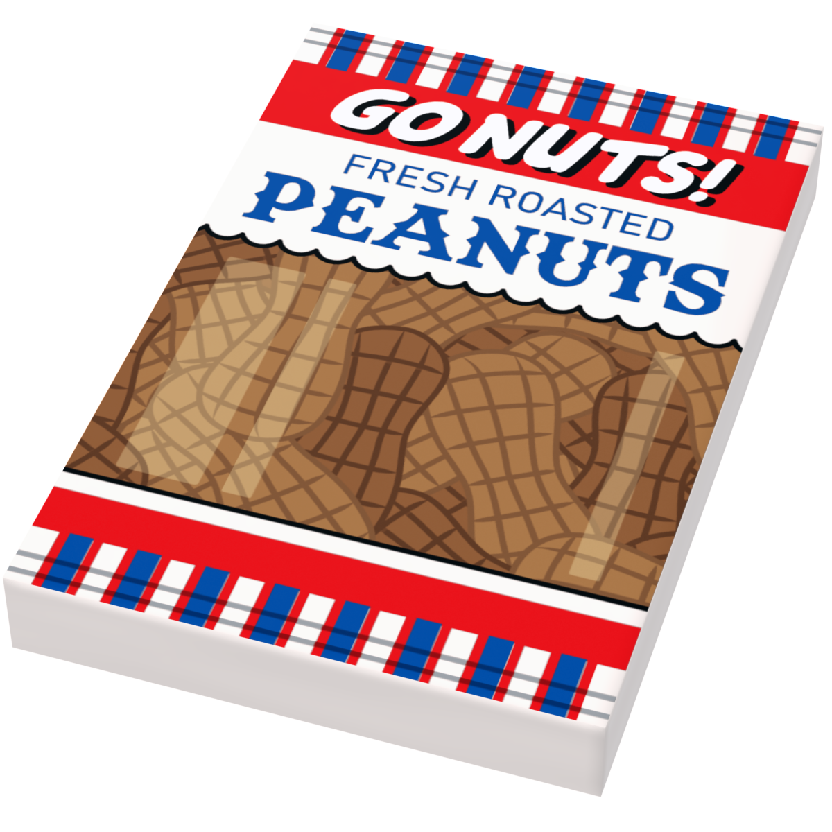 Bag of Peanuts Minifig Snack (2x3 Tile)