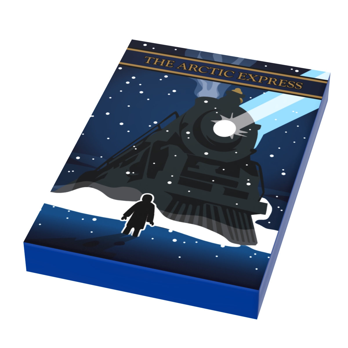 Couverture de film de Noël du train express arctique (carreau 2x3) - B3 Customs