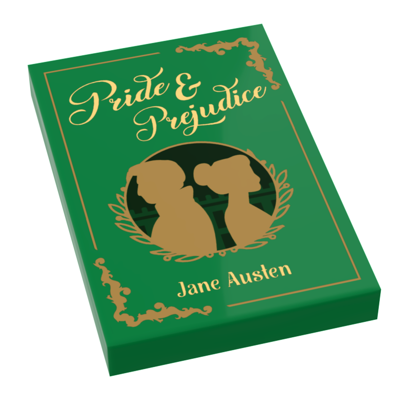 Pride & Prejudice Book Tile (2x3 Tile)
