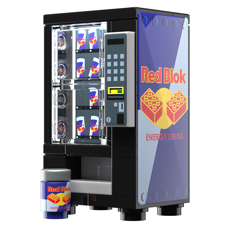 レッドブロック エナジードリンク自動販売機 LEGOパーツ使用 - B3 カスタムズ