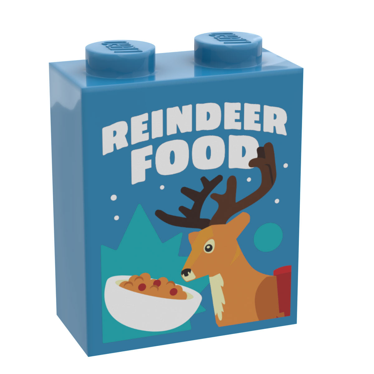 Reindeer Food Box (1x2x2 Brick)