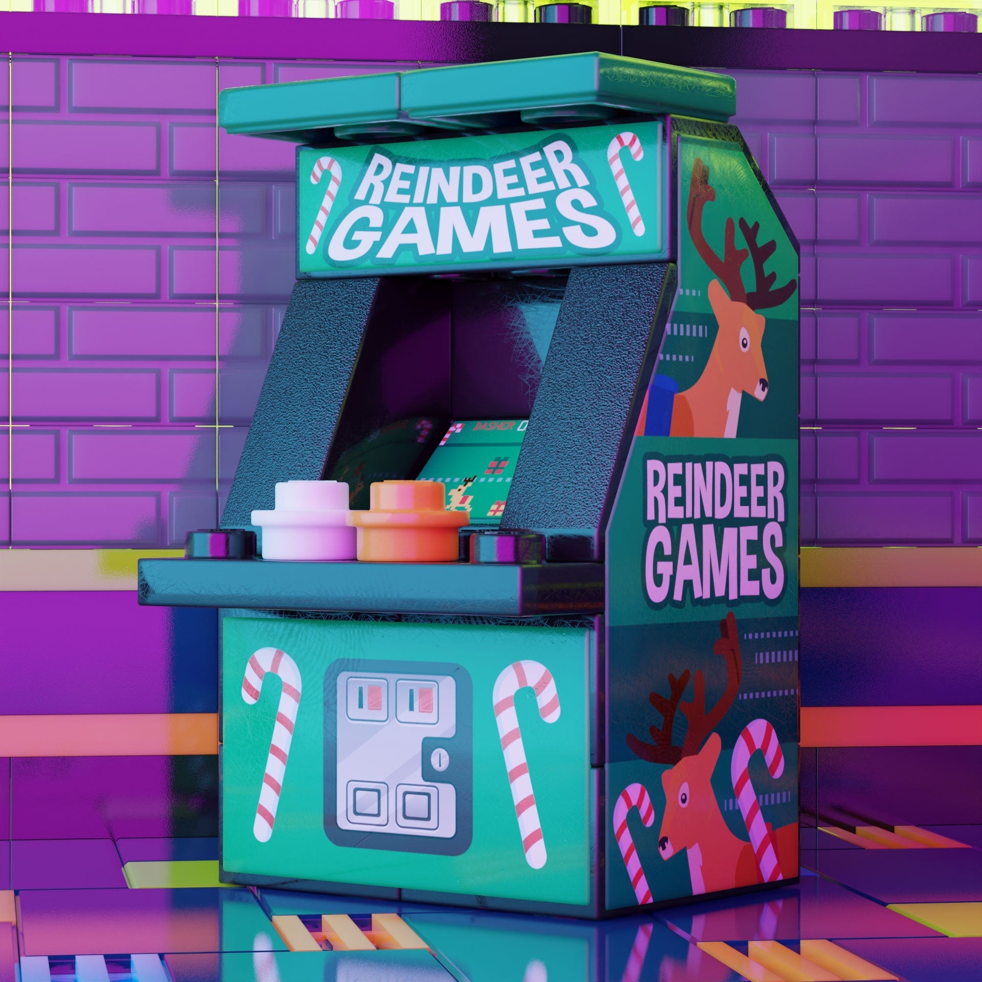 Reindeer Games Classic Arcade Machine