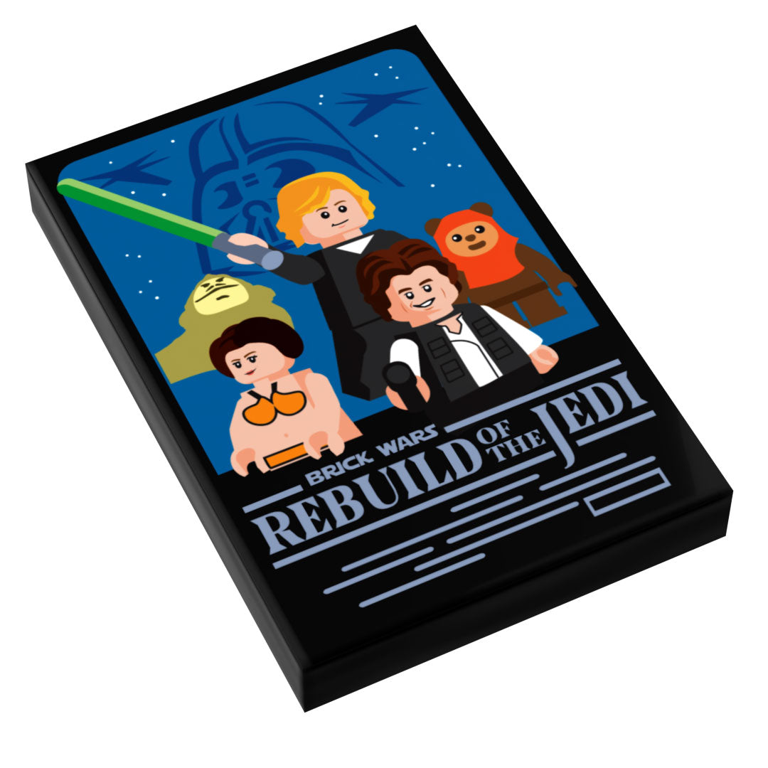 Brick Wars: Reconstruire la couverture de tuile du film Jedi (tuile 2x3) - B3 Customs