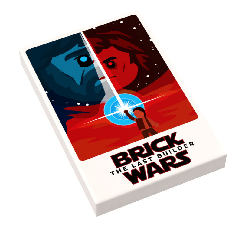 Brick Wars: Le Dernier Bâtisseur (ÉP. 8) Couverture de tuile de film (Tuile 2x3)