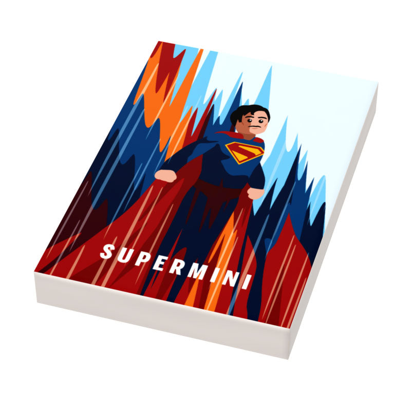 Couverture de film Supermini (tuile 2x3) réalisée à partir de la pièce LEGO - B3 Customs