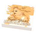 Taylor Bricks Brickless Music Album Cover (2x2 Tile)