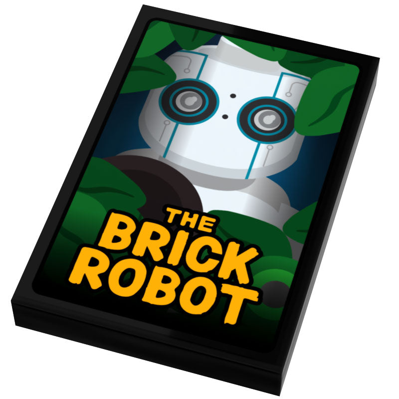 The Brick Robot 映画カバー（2x3タイル） - B3カスタムズ